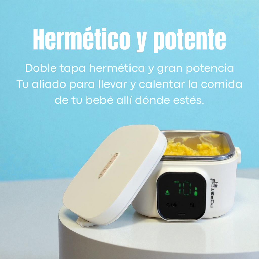 Calienta potitos portátil LUNCH BOX | Popetes Kids