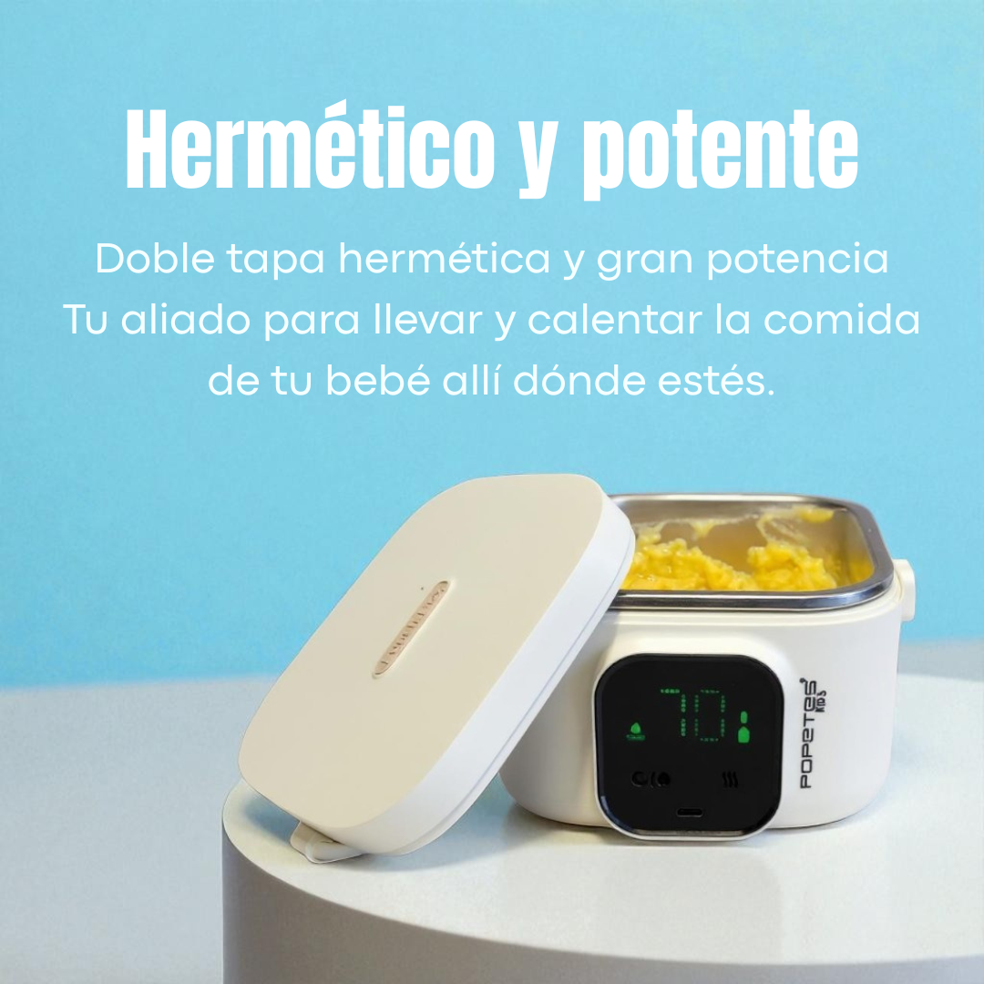 Calienta potitos portátil LUNCH BOX | Popetes Kids