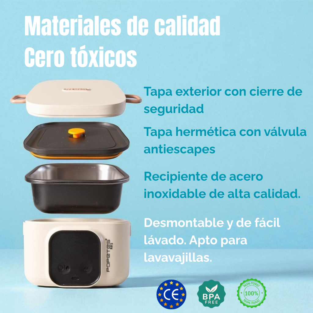 Calienta potitos portátil LUNCH BOX | Popetes Kids