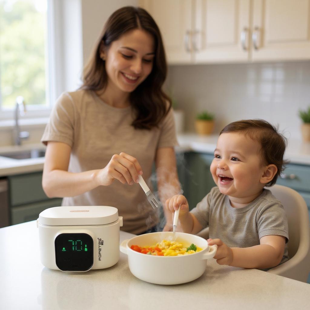 Calienta potitos portátil LUNCH BOX | Popetes Kids
